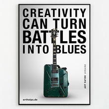 Load image into Gallery viewer, RESISTRUMENTS * / Vol. 4 * &quot;Battles into Blues&quot; Support Poster
