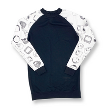 Lade das Bild in den Galerie-Viewer, BIO Raglan Pulli "MONSTER" - Morro do Papagaio