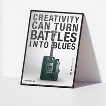 Lade das Bild in den Galerie-Viewer, RESISTRUMENTS * / Vol. 4 * &quot;Battles into Blues&quot; Support Poster
